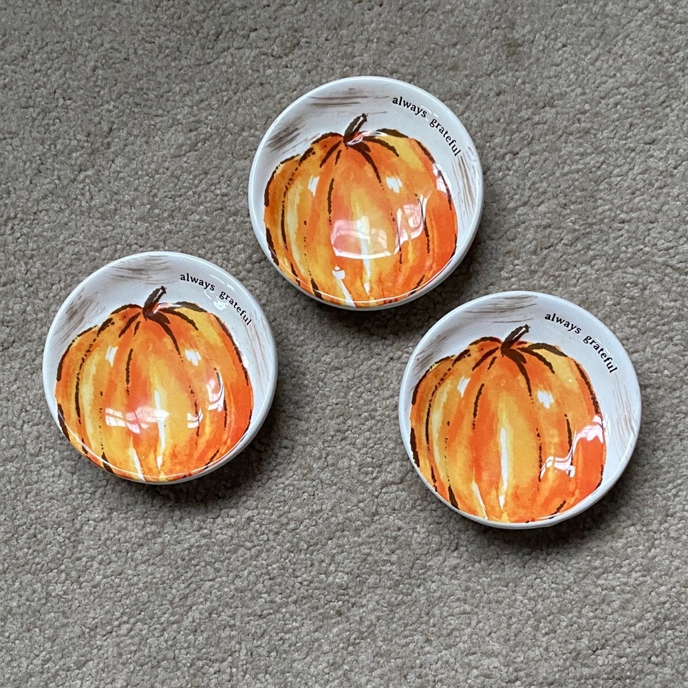 Pumpkin Dip Set Mud Pie Decorative Plates